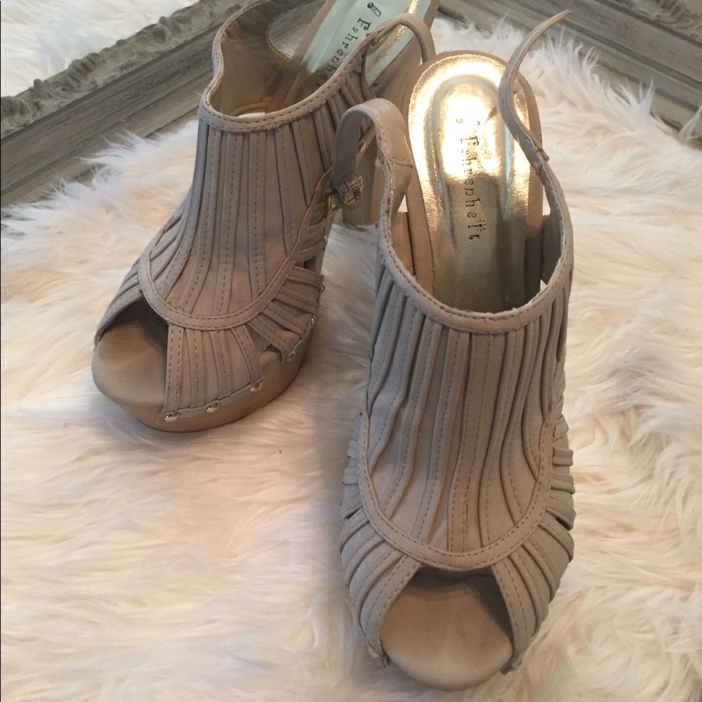Fahrenheit brand, platform heels.